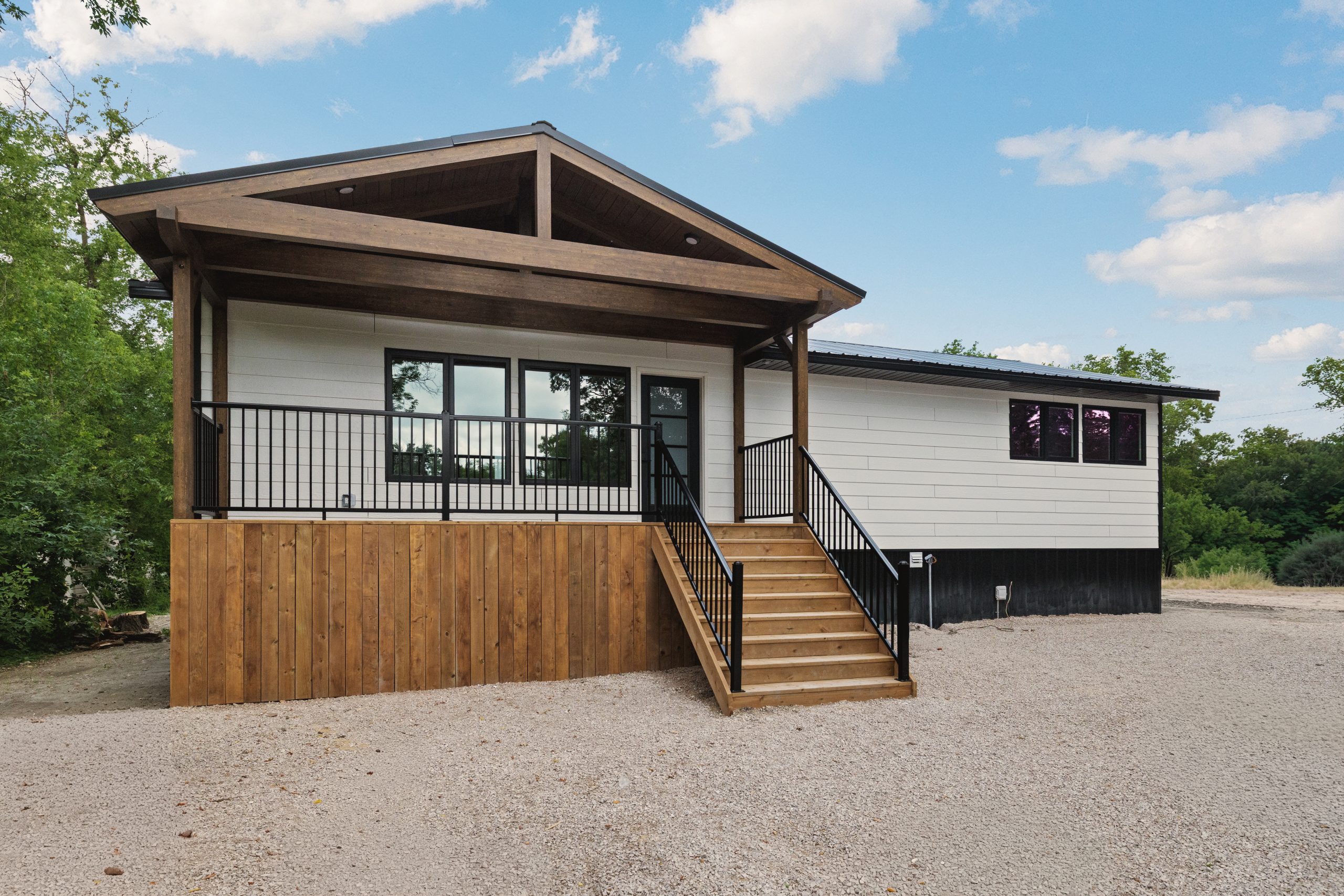 Cornerstone timber house